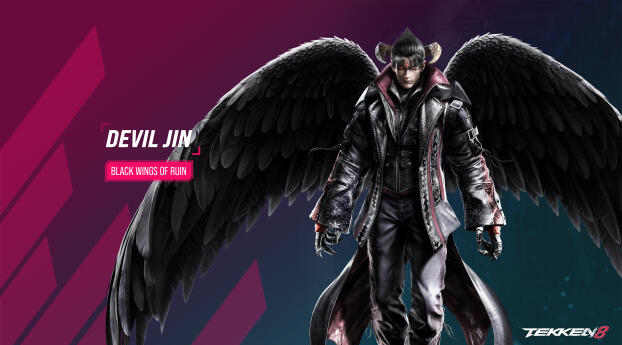 Tekken 8 Devil Jin HD Wallpaper 360x325 Resolution