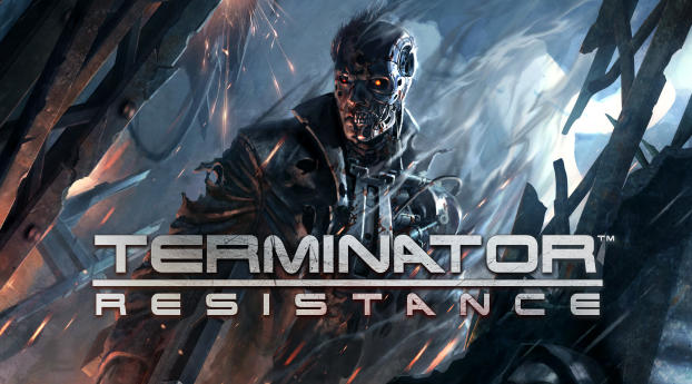 Terminator Resistance Poster Wallpaper 320x480 Resolution