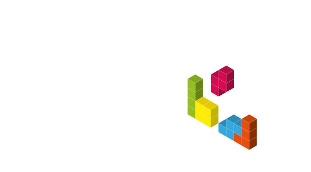 tetris, cubes, 3d Wallpaper