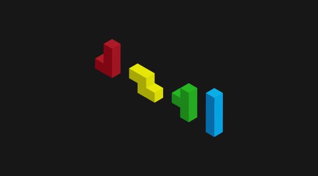 tetris, figurines, colorful Wallpaper 640x1136 Resolution