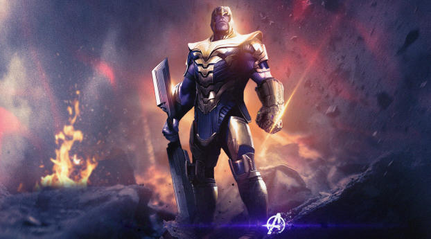 Thanos Avengers Endgame Wallpaper 1920x1080 Resolution