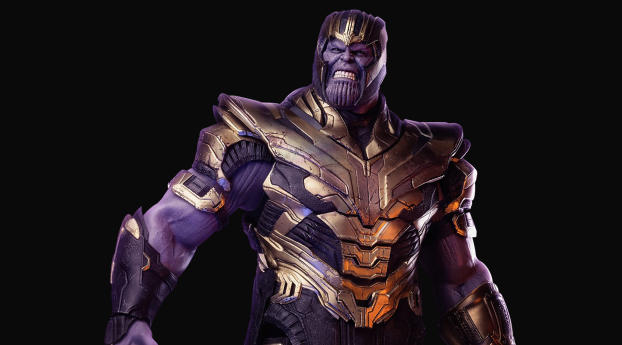 Thanos in Avengers Endgame Wallpaper 1536x2152 Resolution