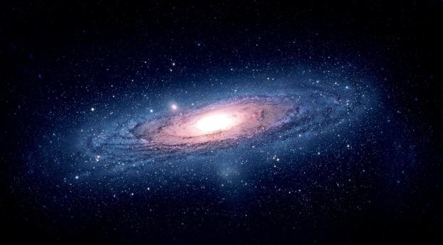 The Andromeda Galaxy Wallpaper 1440x3160 Resolution