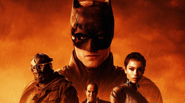 The Batman Official 2022 Movie Wallpaper 3840x1080 Resolution