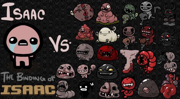 the binding of isaac, characters, tears Wallpaper 2880x1800 Resolution