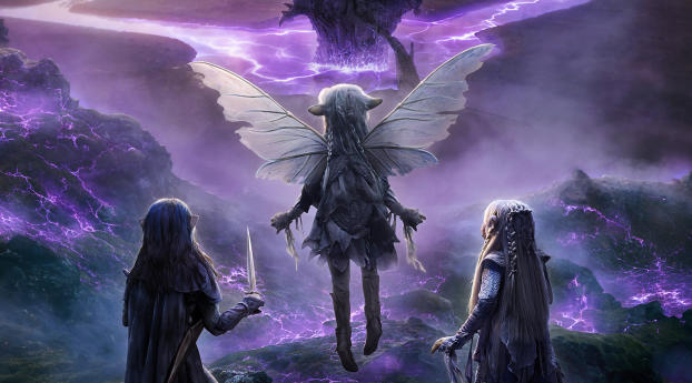 The Dark Crystal Age of Resistance Poster Wallpaper 2560x1024 Resolution