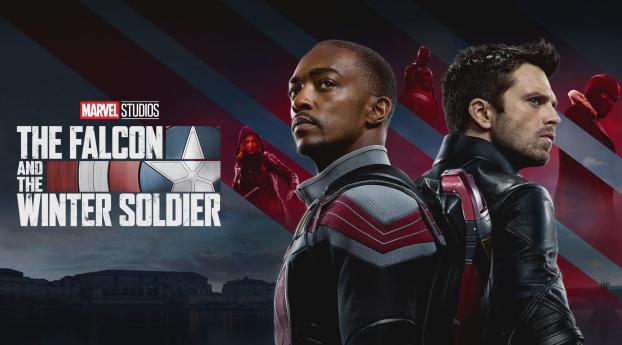 The Falcon and the Winter Soldier Disney Plus Wallpaper 2560x1024 Resolution