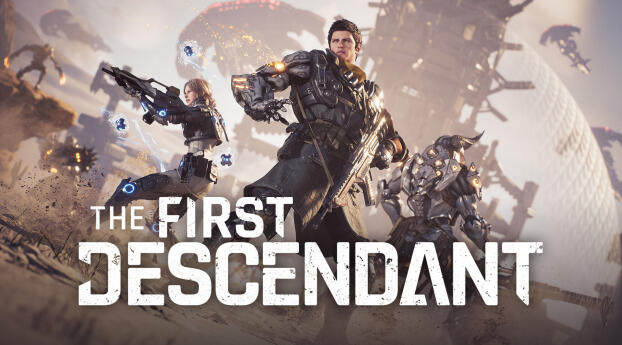 The First Descendant Gaming Poster Wallpaper 1080x2220 Resolution