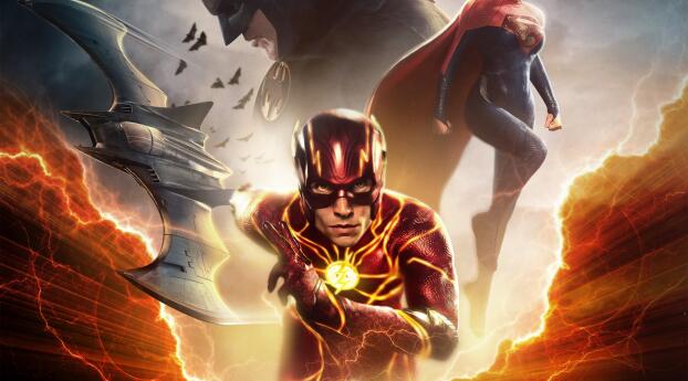 The Flash Movie 2023 Wallpaper 1080x1920 Resolution