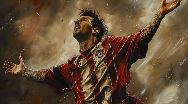 THE GOAT Messi Wallpaper