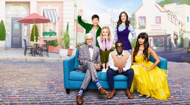 The Good Place Wallpaper 1080x2220 Resolution