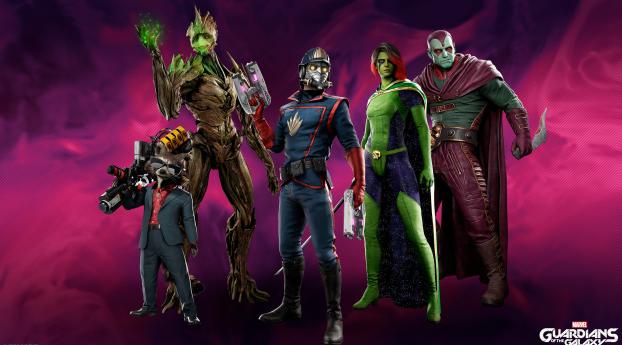 The Guardians of the Galaxy HD Gaming Wallpaper 1360x768 Resolution