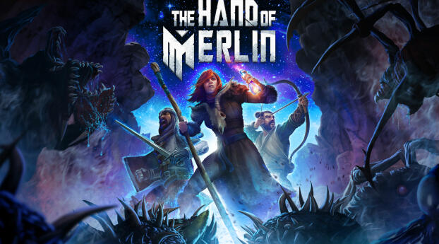 The Hand of Merlin 4k Wallpaper 5680x832 Resolution
