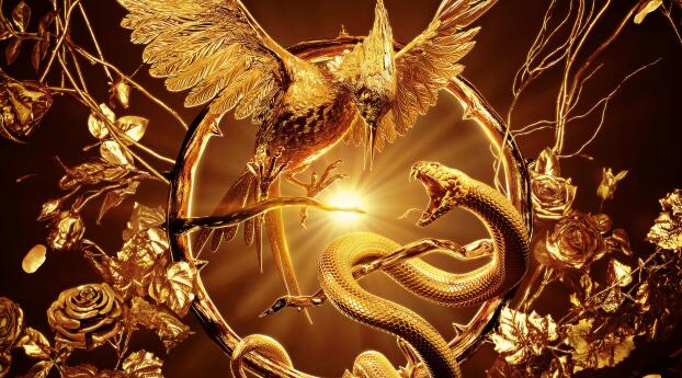 The Hunger Games 5 The Ballad of Songbirds and Snakes Wallpaper 1080x2460 Resolution