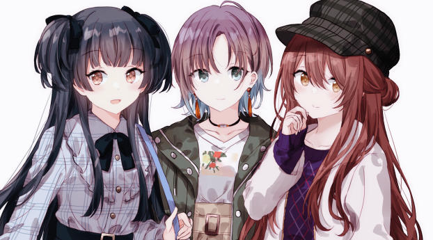 The iDOLM@STER Shiny Colors Girls Wallpaper 1400x800 Resolution