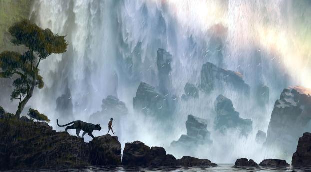 The Jungle Book Movie Wallpaper 1440x3120 Resolution