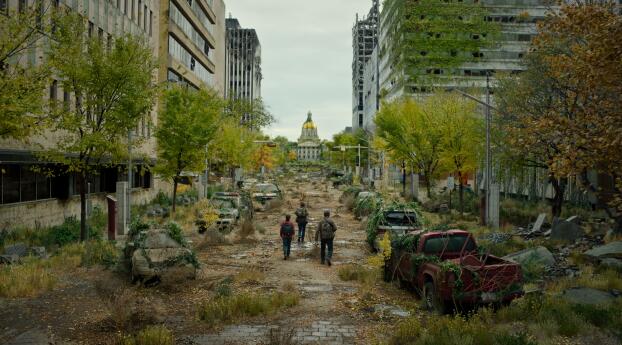 The Last of Us City 2023 Wallpaper