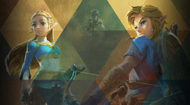The Legend Of Zelda Breath Of The Wild 2 Wallpaper 1440x310 Resolution