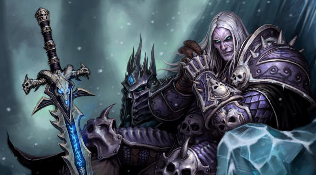 the lich king, world of warcraft wrath of the lich king, world of warcraft Wallpaper 1024x768 Resolution