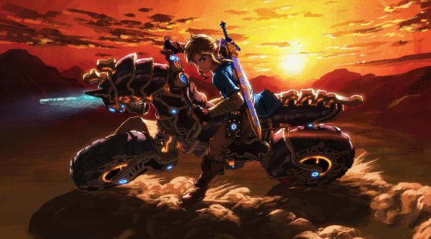 The Master Cycle Zero The Legend Of Zelda Breath Of The Wild Wallpaper 7680x4320 Resolution