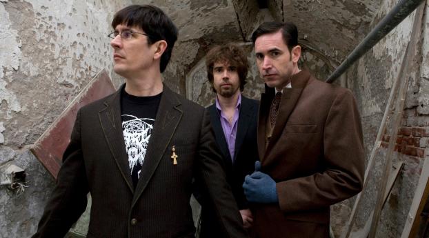 the mountain goats, band, jackets Wallpaper 1125x2436 Resolution