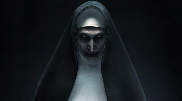 The Nun 2018 Movie Poster Wallpaper 1280x800 Resolution