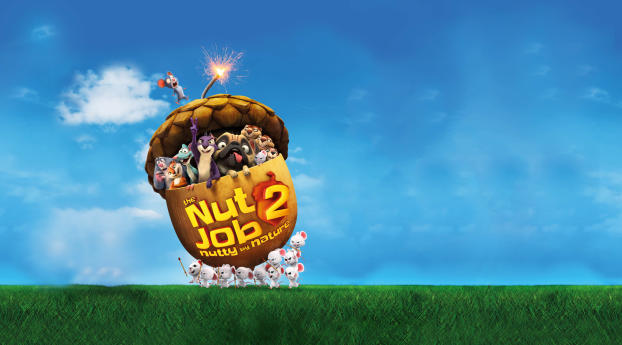 The Nut Job 2: Nutty By Nature Movie Poster Wallpaper 720x1520 Resolution