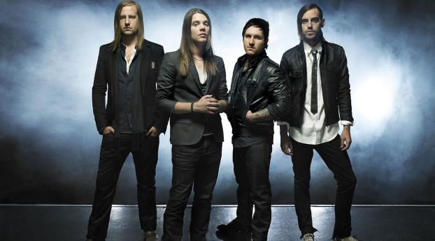 the red jumpsuit apparatus, smoke, haircut Wallpaper 2560x1024 Resolution