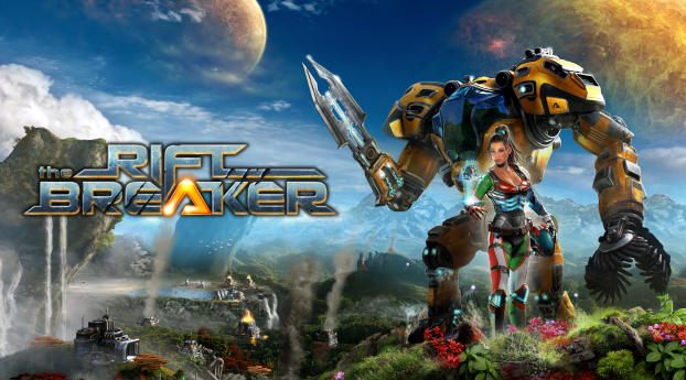 The Riftbreaker HD Gaming Wallpaper 1440x2960 Resolution
