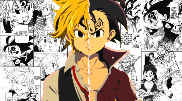 The Seven Deadly Sins Manga HD Wallpaper 1450x550 Resolution