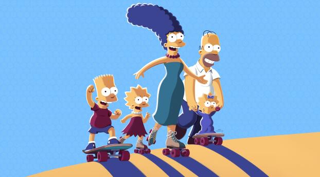 The Simpsons 2021 Wallpaper 1920x1080 Resolution