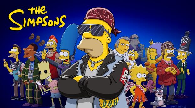 The Simpsons 2022 HD Wallpaper 1600x900 Resolution