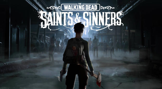The Walking Dead Saints And Sinners Wallpaper 1080x2316 Resolution