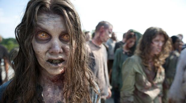 the walking dead, zombie, face Wallpaper