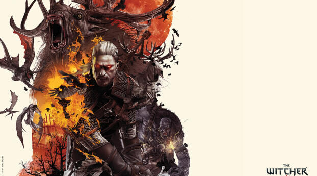 The Witcher 3 Wild Hunt HD Gaming Poster Wallpaper 1400x900 Resolution