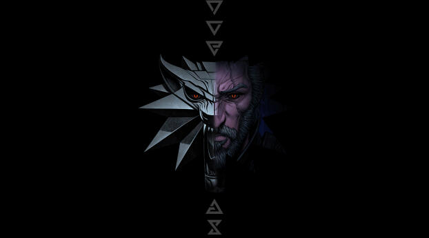The Witcher 4k Gaming Minimal Wallpaper 1440x1440 Resolution