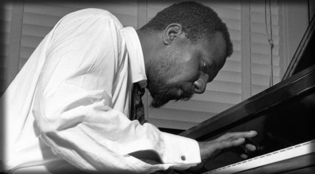 thelonious monk, piano, face Wallpaper 2560x1024 Resolution