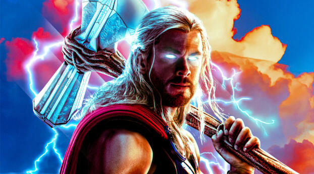Thor and Strombreaker HD Art Wallpaper 400x440 Resolution