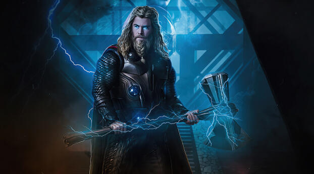Thor Love And The Thunder 4k Wallpaper 2560x1440 Resolution