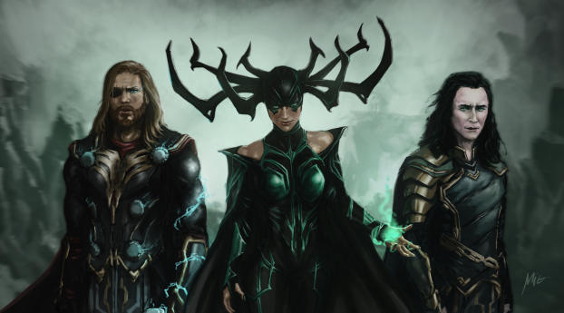 Thor Ragnarok Trinity Wallpaper