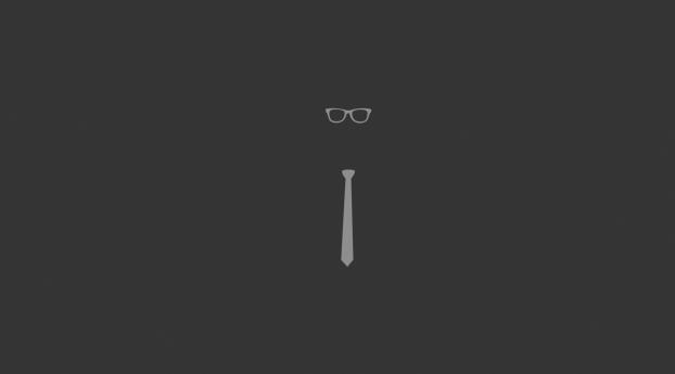 tie, glasses, graphic Wallpaper 2560x1700 Resolution