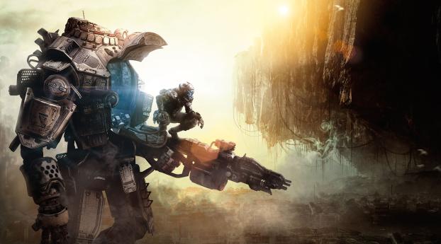 titanfall, game, heroes Wallpaper 320x240 Resolution
