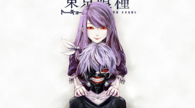 480x854 tokyo ghoul, ken kaneki, rize kamishiro Android One Mobile Wallpaper,  HD Anime 4K Wallpapers, Images, Photos and Background - Wallpapers Den