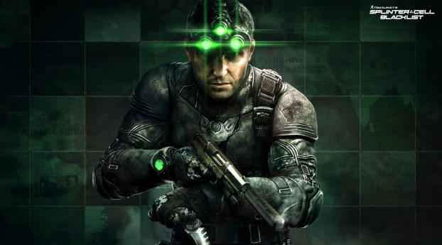 tom clancy, sam fisher, night vision goggles Wallpaper