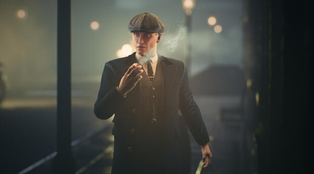 Tommy Shelby Peaky Blinders The King's Ransom Wallpaper 1080x2310 Resolution