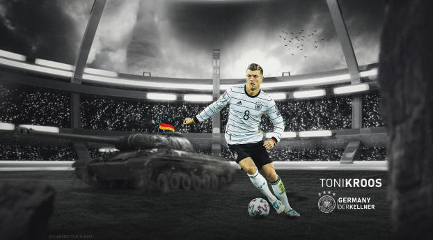 Toni Kroos German Football Player Wallpaper 1200x350 Resolution