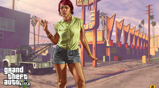 tonya wiggins, rockstar games, grand theft auto v Wallpaper 1440x900 Resolution