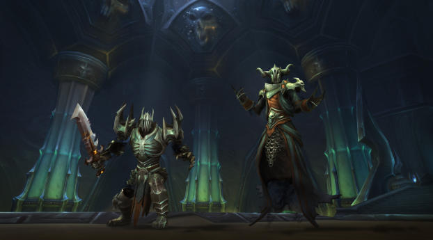 Torghast In WoW Shadowlands Wallpaper 480x484 Resolution