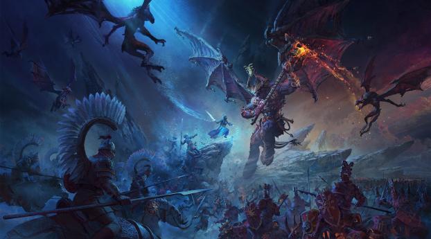 Total War Warhammer III Wallpaper 9680x8320 Resolution
