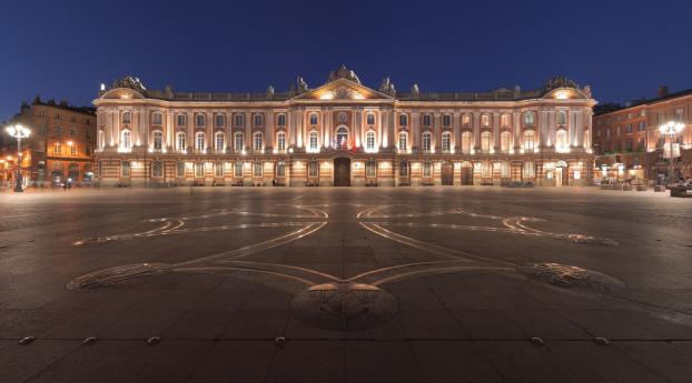 toulouse, city, square Wallpaper 1440x2560 Resolution